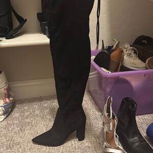 Black Knee-High Women's Boots